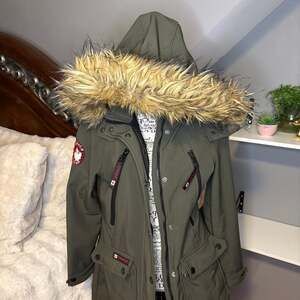 Canada Weather Gear Olive Jacket Size M NO ZIPPER